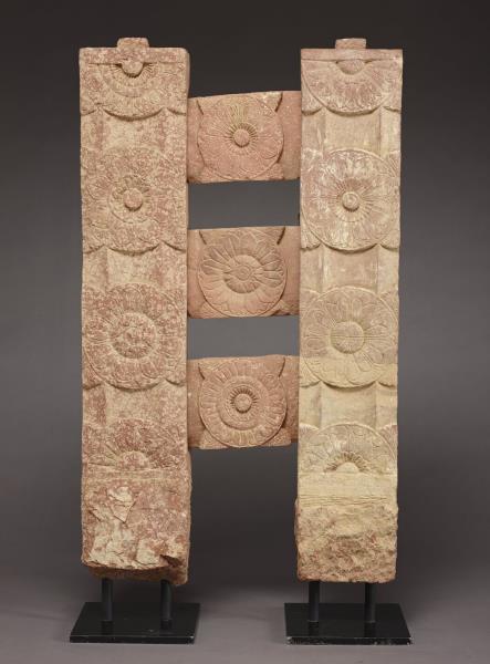 貴霜王朝 2-3世紀 秣菟羅佛塔欄楯