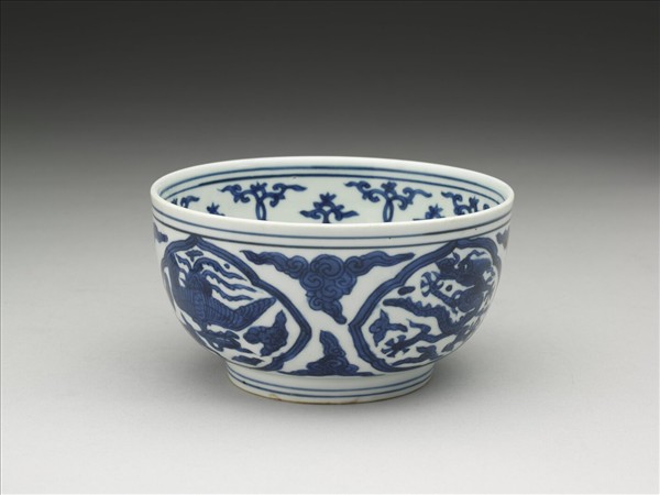 青花龍鳳碗