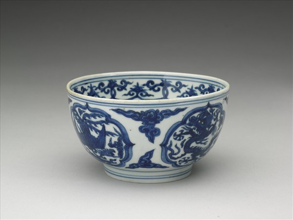 青花龍鳳紋碗