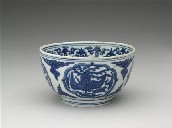 青花龍鳳紋碗