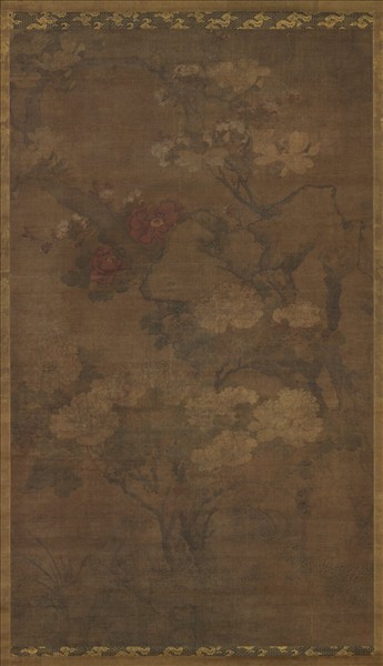 南沙老人畫玉堂富貴　軸