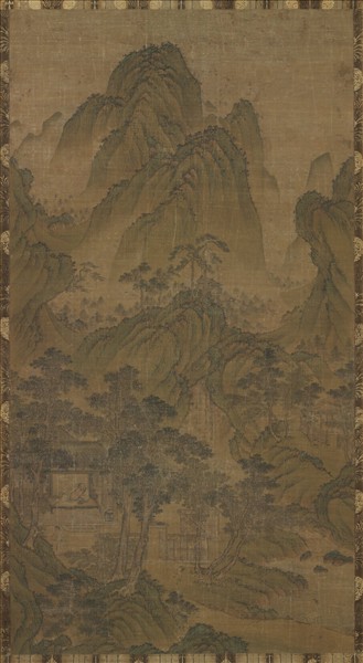 明人仿戴文進山水　軸