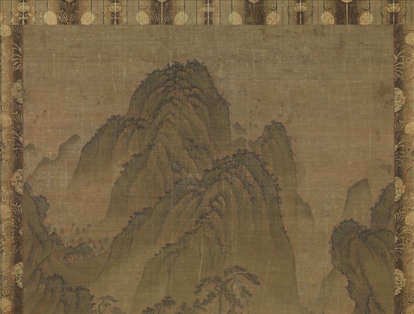 明人仿戴文進山水　軸