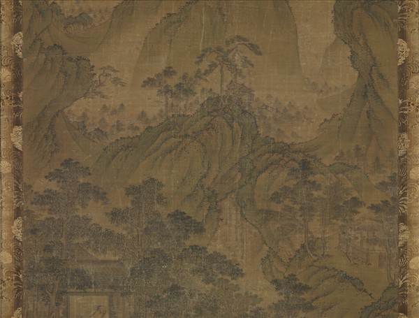 明人仿戴文進山水　軸