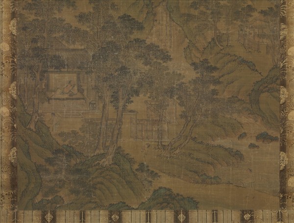 明人仿戴文進山水　軸