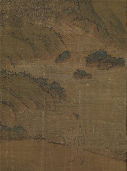 明人仿戴文進山水　軸