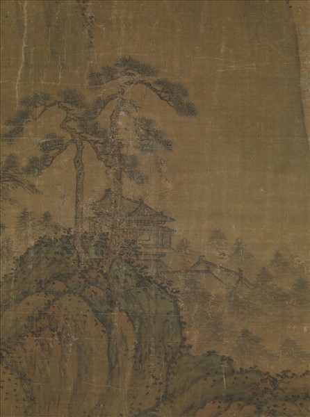 明人仿戴文進山水　軸