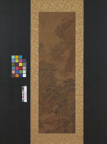 清李山仙山樓閣　軸