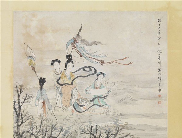 民國倪田汾陽遇仙　軸