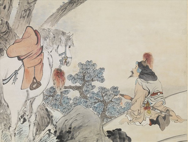 民國倪田汾陽遇仙　軸