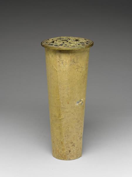 青花歲寒三友圖罐（附金屬膽）