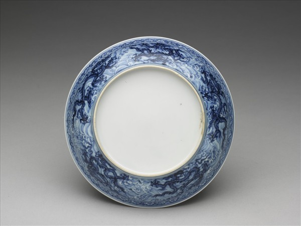 青花龍紋盤