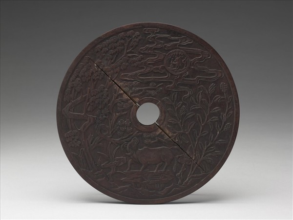 〈寧壽續鑑‧第二十四冊〉鏡匣雕刻木蓋附金士松行書〈餘冬序錄〉