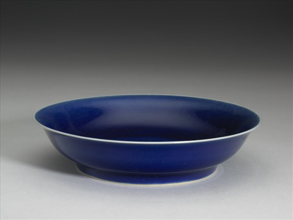 霽青釉盤