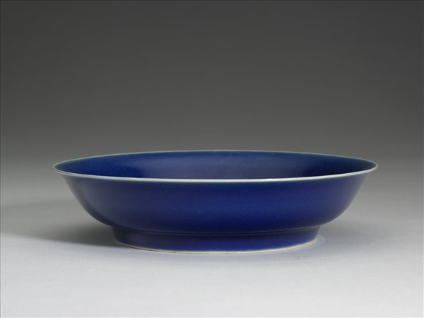 霽青釉盤