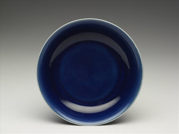 霽青釉盤
