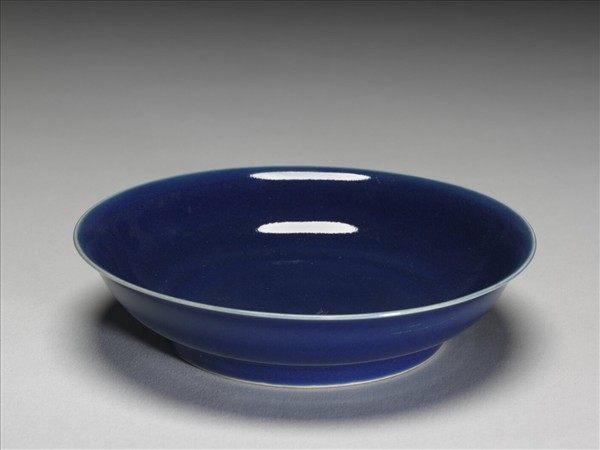 霽青釉盤