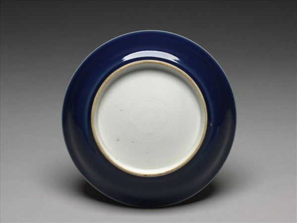 霽青釉盤