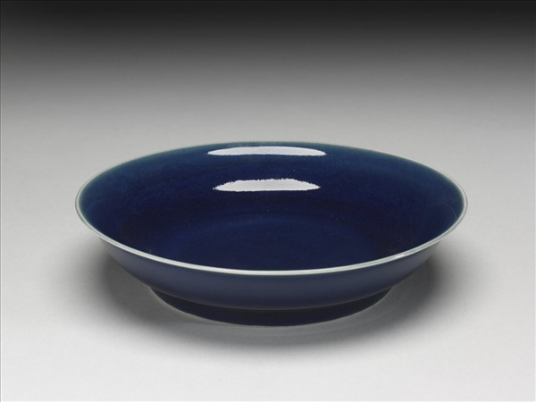 霽青釉盤