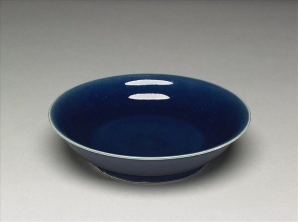 霽青釉盤