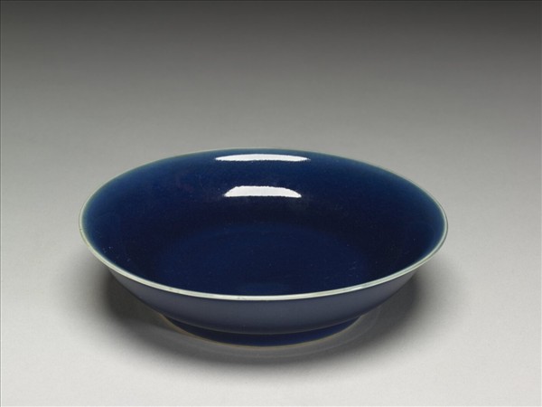 霽青釉盤