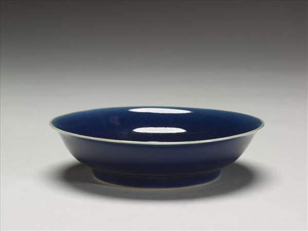 霽青釉盤