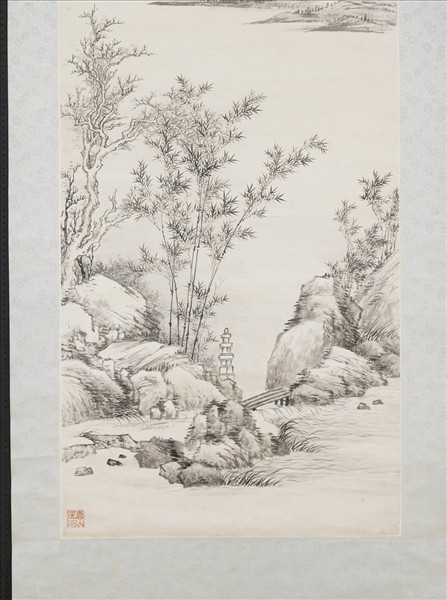 民國馮迥山水　軸