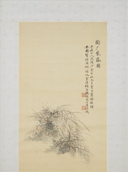 民國馮迥陶广紫藤　軸