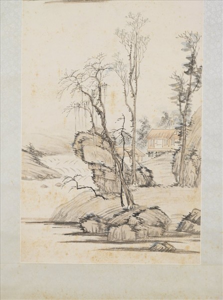 民國馮迥秋景山水　軸