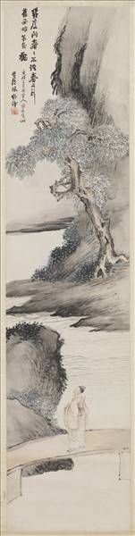 民國林紓江南雨山四屏　軸　（一）