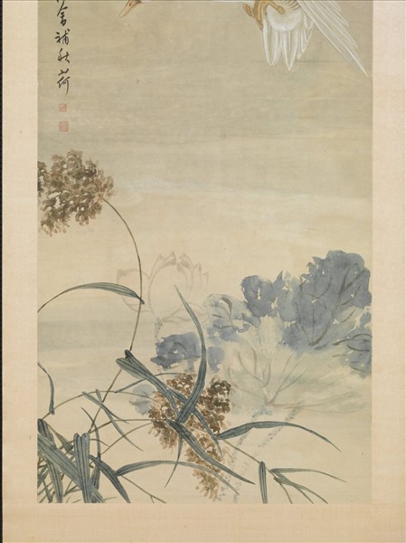 民國金城溥儒花鳥　軸