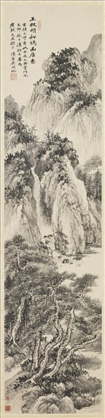 民國吳湖帆松塢幽居　軸