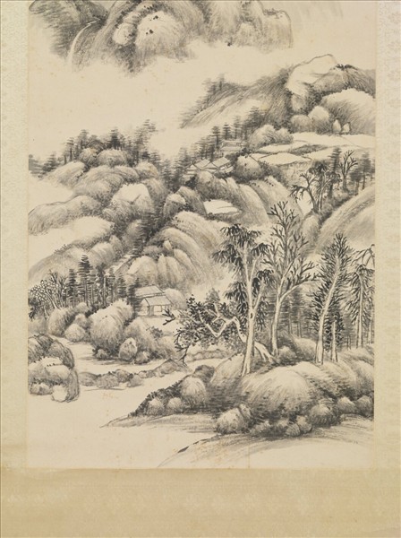 民國吳湖帆春山晴暖　軸