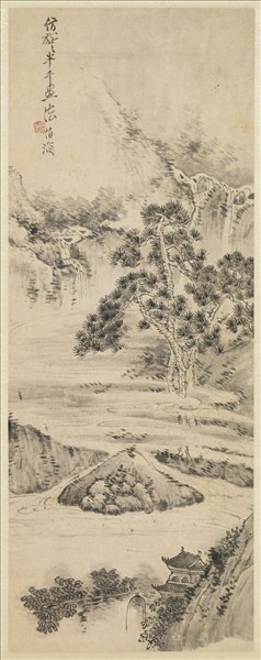 清吳滔仿龔賢山水　軸