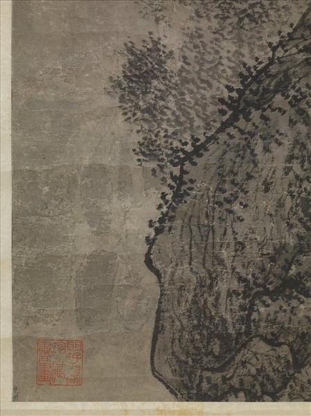 明吳彬山水  軸