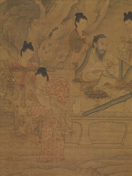 五代後蜀丘文播文會圖　軸