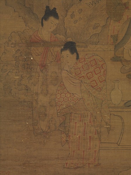 五代後蜀丘文播文會圖　軸