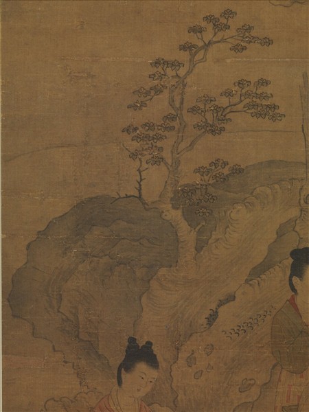 五代後蜀丘文播文會圖　軸