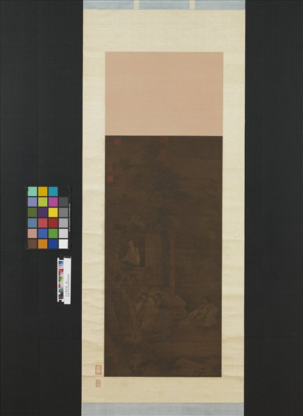 宋人聽琴圖　軸