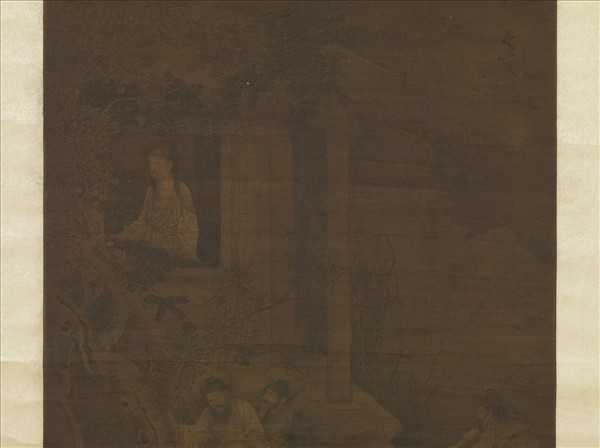 宋人聽琴圖　軸