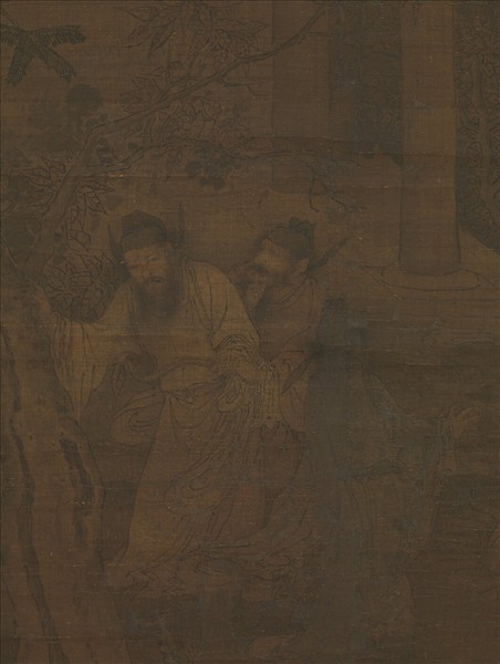 宋人聽琴圖　軸