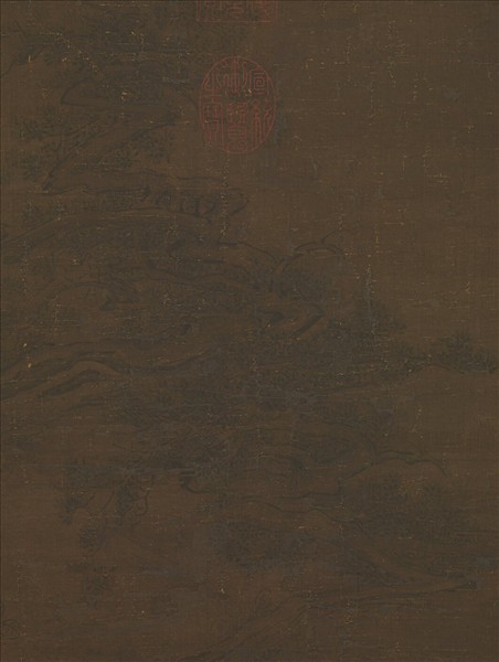 宋人聽琴圖　軸