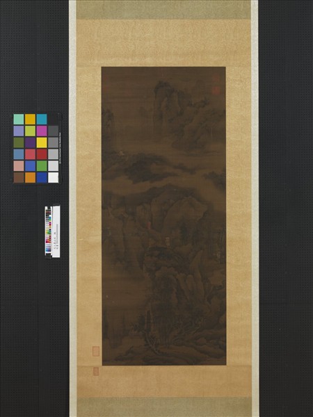 元人畫山水　軸