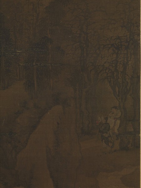 元人畫山水　軸