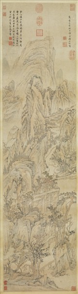 明顧正誼溪山秋爽　軸