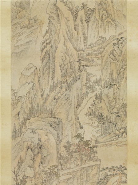 明顧正誼溪山秋爽　軸