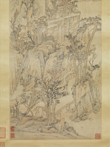 明顧正誼溪山秋爽　軸