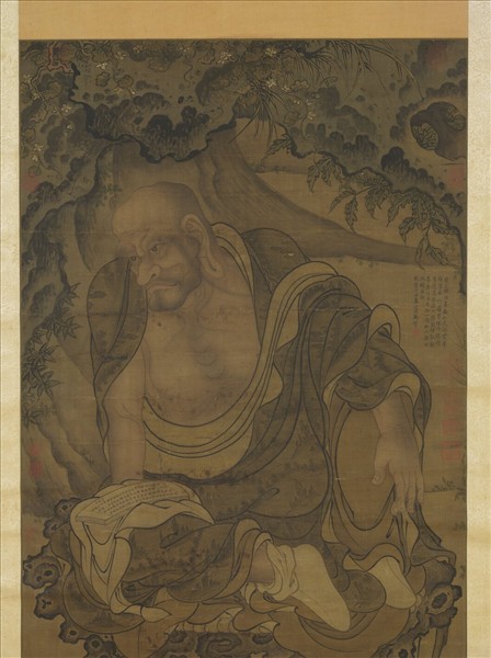 五代前蜀貫休羅漢　軸