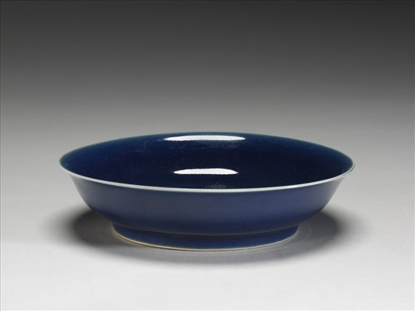 霽青釉盤