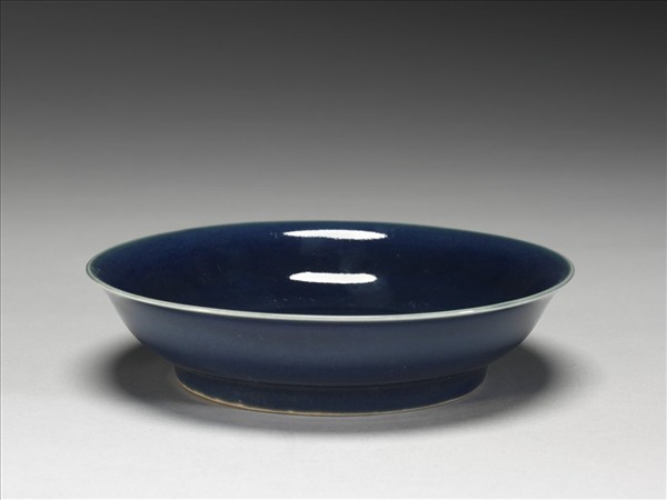霽青釉盤